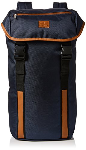 Preisvergleich Produktbild Ben Sherman Unisex-Erwachsene Vale Rucksack, Blue (Navy / Tan)