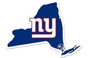 Siskiyou NFL New York Giants Home State Decal, 5"