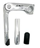 potencia regulable decathlon Regulable en altura: 0 a 60º Potencia Regulable en Plata UNO Kalloy 22.2mm con Acople 25.4mm Bicicleta 2951
