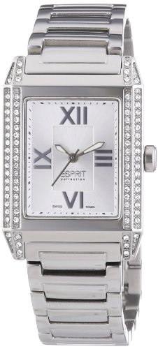Esprit Collection Damen-Armbanduhr Xanthe Silver - Swiss Made Analog Quarz Edelstahl EL101202S07 Esprit Collection Damen-Armbanduhr Xanthe Silver - Swiss Made Analog Quarz Edelstahl EL101202S07