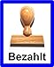 Produktbild LE-ONs® Holzstempel Professional-Serie L1: Bezahlt