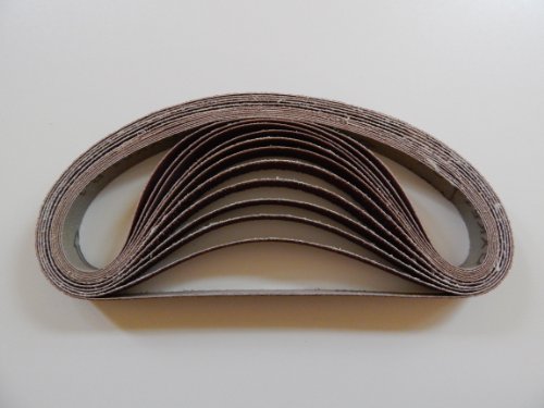 96 Stück SBS Gewebe-Schleifbänder 13 x 457 Körnungen je 16x 40/60/80/120/180/240 für Black & Decker Powerfeile - 2