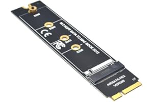 ZOAZR Adaptador de actualización de repuesto Disco Duro Tarjeta Convertidora M.2 NGFF SATA SSD Tarjeta Adaptadora para MacBook Air 2012 A1465 A1466