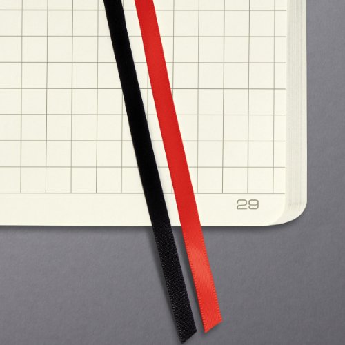 Sigel CO227 Notizbuch, ca. A5, kariert, Softcover, rot, CONCEPTUM – weitere Farben - 4