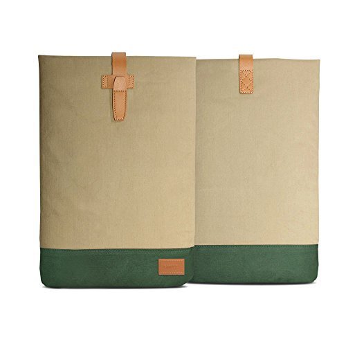 GMYLE Sleeve Nylon 13Zoll Sleeve case Grün - Notebooktaschen (33 cm (13 Zoll), Sleeve case, Beige, Grün, Nylon, MacBook Pro 13, 363 mm)
