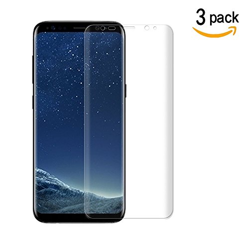 Preisvergleich Produktbild Schutzfolie Für Galaxy S8 [NICHT Glas] Duott Anti-Luftblase HD-Qualität Displayschutzfolie Displayschutz Für Galaxy S8 Schutzfolie [Vollständige Abdeckung][3 stück]