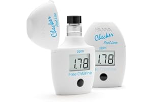 Bricodomo Checker, (COLORÍMETRO Digital) MEDIDORDE Bolsillo para Cloro Libre TOLERANCIA DE 0 a 2,50 ppm, SE SUMINISTRA Completo. Hanna Instruments