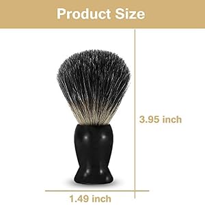 Aodoor Badger Shaving Brush, Hair Shaving Brush for Men Shave Barber Hair Salon Tool - Image 5