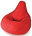 GARDEN FURNITURE Red Water Resistant Beanbag Lounger For Kids Perfect For Indoor or Outdoor Bean bags