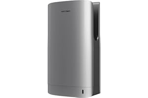 anydry 2065 Hand Dryer,Commercial Electric Hand Dryer,with HEPA Filter,Super Powerful,7-10 Seconds to Dry,1750-2050 Watts (Silber)