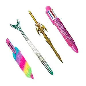 TIAARA combo stationary pens set | Unicorn Combo Set for Girls Kids (Design & Colors As Per Stock Availability)