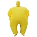 Produktbild THEE Aufblasbares Kostüm Japan Sumo für Halloween Karneval Fastnacht Fasching Erwachsene Fett Anzug,Gelb