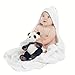 Bamboo Baby Bath Linen - Luxury Bamboo Hooded Baby Towels 600gsm - Assorted Colours (Pink)