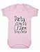 Party My Crib 2am Bring A Bottle Baby Boy Girl Unisex Short Sleeve Bodysuit (Baby Pink, 0-3m)