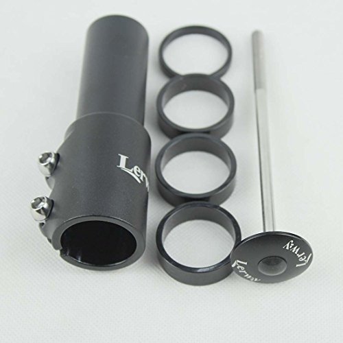 Lerway Höhen-Adapter Vorbauten für Radsport Ahead Vorbau Mountian Fahrrad Legierung Aluminium 11/8″,117mm - 2
