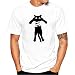 Produktbild T-Shirt Tee Fitness Shirt Herren Tank Print Shirt Tops Short Sleeve Tee T-Shirt Muscleshirt T-Shirts & Tanks Sport Bluse Kleidung Shirt Hemd Outwear Mantel Shirt Bluse Short Sleeve Tops LMMVP (XL, Weiß)