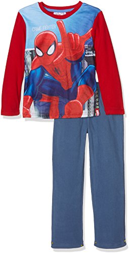 Spiderman DHQ2156, Pijama de Una Pieza para Niños, Rosa (Red), 3 años (Tamaño del fabricante:3Y)