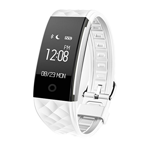 Smartwatch, Zimingu® Waterproof OLED Touch Screen Fitness Tracker  Aktivitätstracker für Android und IOS, Schrittzähler, Schlafanalyse mit Puls-Monitor mehrfacher Bewegungs-Modus Fahrrad-Reiten kompatibel mit androiden Smartphones 4.3 IOS iPhones 7.0 BT 4.0