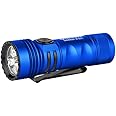 OLIGHT Seeker 4 Mini EDC Flashlight 1200 Lumen with White & UV Light Flashlight Rechargeable LED Flashlight for Outdoor, Camping, Repair Work (Blue)