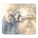 Produktbild Rechteck-Mausunterlage verlängert, abstraktes Weinlese-Aquarell-afrikanische Elefant-Kunst-Malereien, Spiel-Rutschfeste Gummi-große Mousepad-Matte