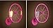 Produktbild MMYNL Moderne Antik Wandlampe Retro Wandleuchte Vintage Wandlampen Wandleuchten für Schlafzimmer Wohnzimmer Bar Flur Bad Küche Treppe Lampen Retroloft kreative bar land schmiedeeisen industrielle windrad licht rosa 30 * 33 cm Lampen