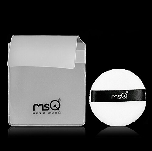MSQ 1 pcs Round Circle Cosmetic Powder Finishing Polish Pad Puff With Ribbon Makeup Comestic Tools Accessories