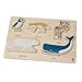 Produktbild Sebra kräftiges Puzzle aus Holz, Artic Animals, Holzpuzzle mit arktischen Tieren 5-teilig ab 1 Jahr NEU Sebra0393