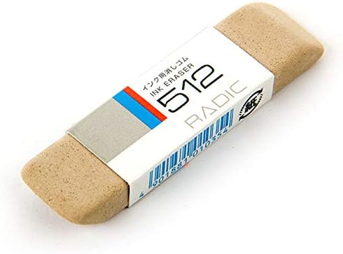 Quemu Co.,Ltd. Sand Eraser Wipe Pen Ink Multi-Purpose Durable Student Supplies for Home Office School (White)