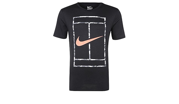 nike tennis court logo t shirt