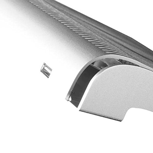 SilverStone SST-NB04S Noble Breeze geräuscharmer 200-mm-Notebook-Lüfter im Humanfaktor-Design für Notebooks mit einer Breite bis 38,1 cm, silber - 8