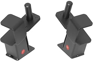 ‎SUNNY HEALTH AND FITNESS Sunny Health & Fitness Power Rack und Cage Add-on Befestigung Zubehör: Barhalter, Dip-Bars, J-Haken, LAT-Pulldown, Klimmzugstange, Landmine oder U-Ring