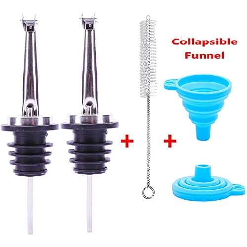 Amazon.co.uk Stainless Steel Oil Stoppers, Pourers & Sprayers