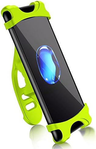 Bike Bicycle Phone Holder, Collection [Bicycle Handlebar] Universal Silicone Mobile Phone Case Cover For 4 To 6 Inch Smartphone iPhone 7 x 8 Light 6S 6 Plus, Samsung Galaxy Note 8 S8 S7 – 