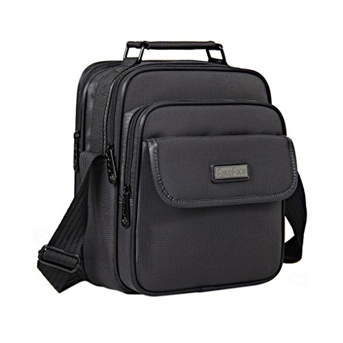 Preisvergleich Produktbild FakeFace®Neu Umhängetasche Rucksack Retro Schultasche Schulrucksack Handtasche Messenger Bag Aktentasche Grau