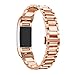 Produktbild Fitbit Charge 2 Armband,SongNi® Stainless Steel Bracelet Smart Watch Armband Strap For Fitbit Charge 2(Rose Gold 3)