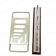 Gauge with Length Gauge Flakiness of Aggregate to check flakiness index and elongation index (Set of 1) By Sun Instruments