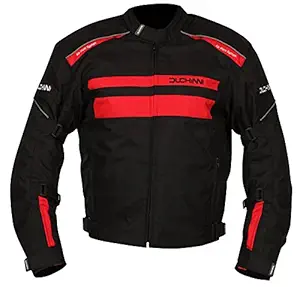 DUCHINNI Modena Motorcycle Jacket (Red, XX-Large)