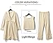 Organic Cotton Maternity and Nursing Pajamas Set Beige UK size 12-14