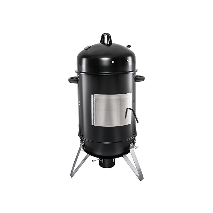 Stylen Cook Water Smoker Stor 2in1 Bbq Holzkohle Rucherofen 46 Cm