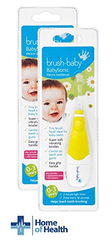 Brush Baby Babysonic Electric Toothbrush **2 PACK DEAL**
