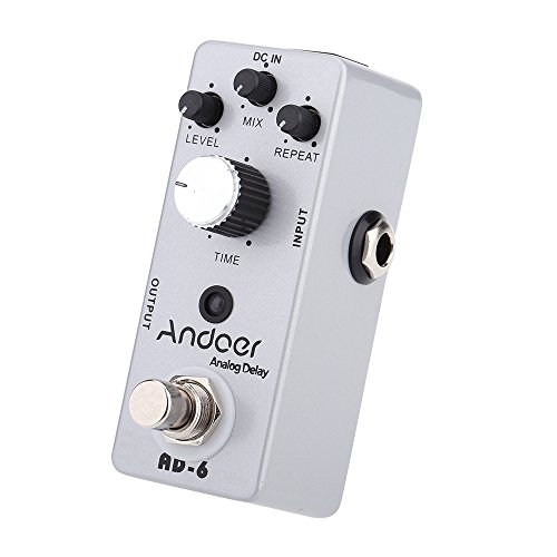 ammoon-Andoer-tc-31-ad-6-Analog-Delay-guitarra-pedal-de-efectos-True-Bypass