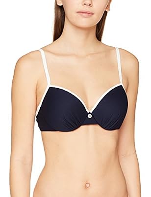Lepel Plain Sailing Haut de Maillot de Bain, Multicoloured (Navy/Cream Nvc), 90G Femme