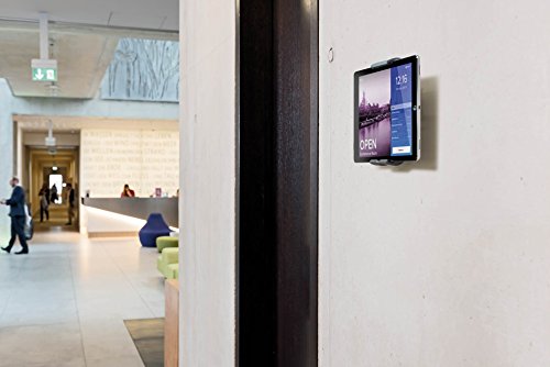 Durable 893323 Tablet Wandhalterung für alle Tablets 7-13″, 360° drehbar mit Diebstahlsicherung, silber - 3