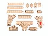 Kompatibel mit allen gängigen Holzeisenbahnsystemen mit Spurweite 2,5cm