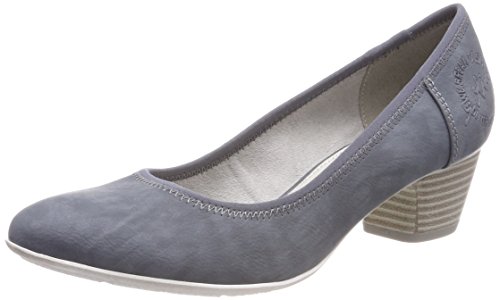 s.Oliver 22301, Escarpins Femme, Bleu (Denim), 39 EU