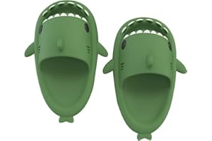 LANIVIC Chanclas de Playa para Niña Niño Tiburón Zapatillas de Ducha Antideslizante Tigre Zapatos de Piscina Sandalias Ligero Verano Shark Slippers