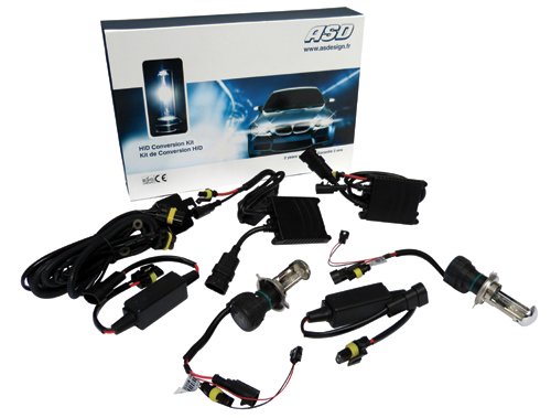 ASD TECH KITXENONH43 8 Kit Xénon H4 Bi Xénon 8000K 35W Slim Ballast