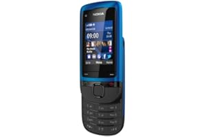 Nokia C2-05 Slider Téléphone portable Écran 5,1 cm (2") Appareil photo VGA Bleu (import europe)