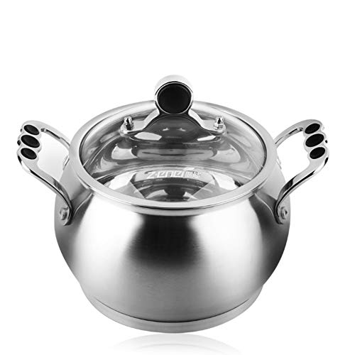 Preisvergleich Produktbild ALARION Kochtopf Edelstahl poliert induktionsgeeignet spülmaschinengeeignet 22 * 15.5CM