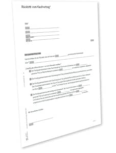 AVERY Zweckform 2230e Rücktritt vom Kaufvertrag (von Rechtsexperten ...